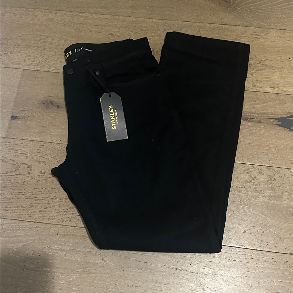 Stanley workwear flex Black Straight Leg Jeans